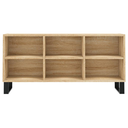 Tv-bänk sonoma-ek 103,5x30x50 cm konstruerat trä