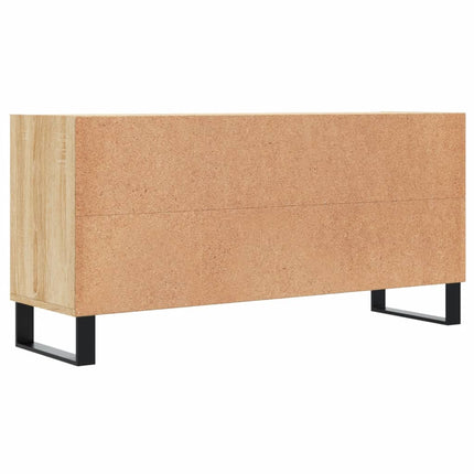 Tv-bänk sonoma-ek 103,5x30x50 cm konstruerat trä