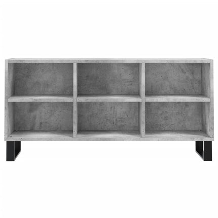 Tv-bänk betonggrå 103,5x30x50 cm konstruerat trä