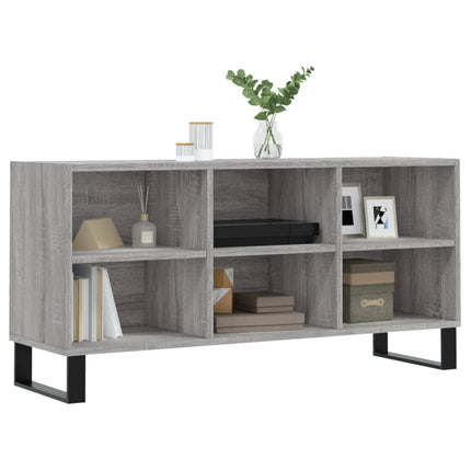 Tv-bänk grå sonoma 103,5x30x50 cm konstruerat trä