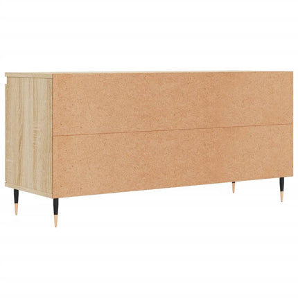 Tv-bänk sonoma-ek 104x35x50 cm konstruerat trä