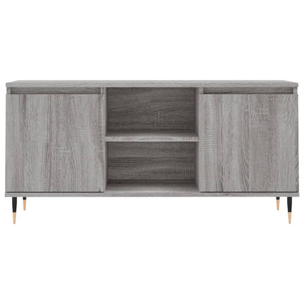 Tv-bänk grå sonoma 104x35x50 cm konstruerat trä