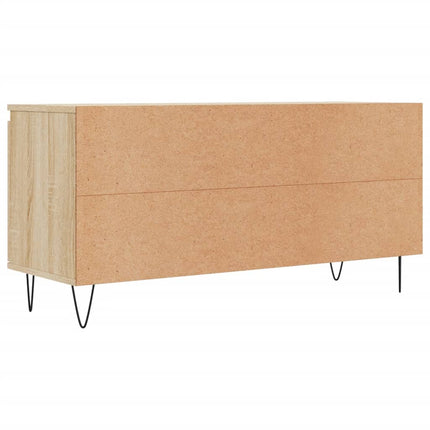 Tv-bänk sonoma-ek 104x35x50 cm konstruerat trä