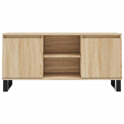 Tv-bänk sonoma-ek 104x35x50 cm konstruerat trä