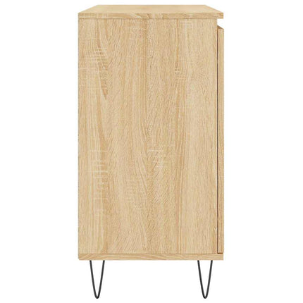 Skänk sonoma-ek 101,5x35x70 cm konstruerat trä