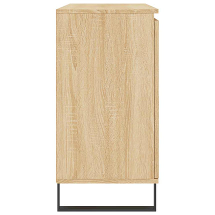 Skänk sonoma-ek 101,5x35x70 cm konstruerat trä