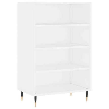 Högskåp vit 57x35x90 cm konstruerat trä