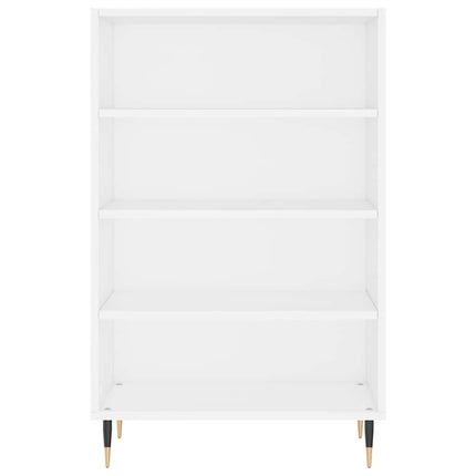 Högskåp vit 57x35x90 cm konstruerat trä