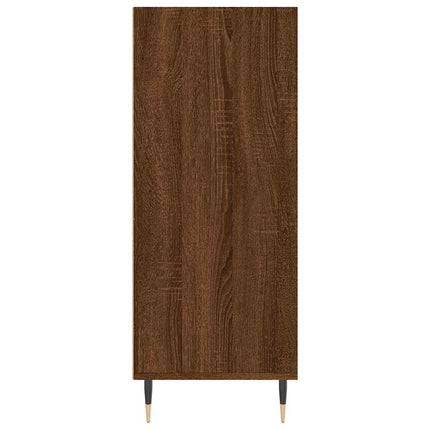 Högskåp brun ek 57x35x90 cm konstruerat trä