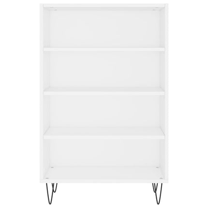 Högskåp vit 57x35x90 cm konstruerat trä
