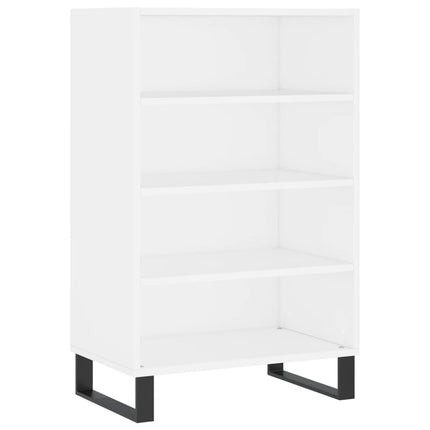 Högskåp vit 57x35x90 cm konstruerat trä