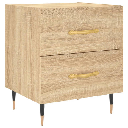 Sängbord sonoma-ek 40x35x47,5 cm konstruerat trä