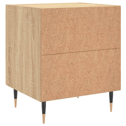 Sängbord sonoma-ek 40x35x47,5 cm konstruerat trä