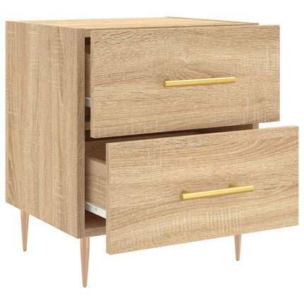 Sängbord sonoma-ek 40x35x47,5 cm konstruerat trä
