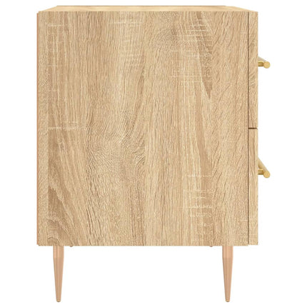 Sängbord sonoma-ek 40x35x47,5 cm konstruerat trä
