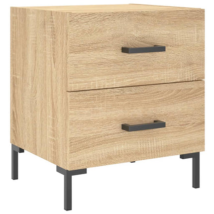 Sängbord sonoma-ek 40x35x47,5 cm konstruerat trä