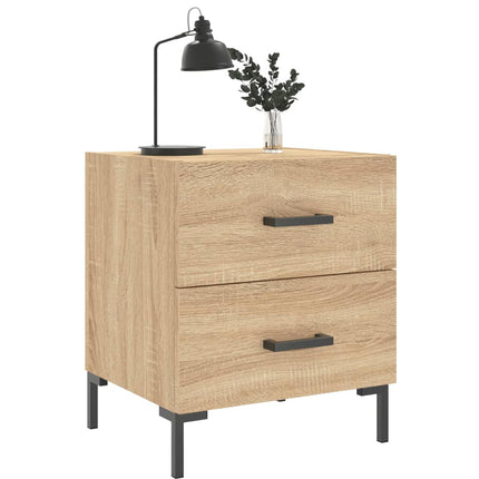 Sängbord sonoma-ek 40x35x47,5 cm konstruerat trä