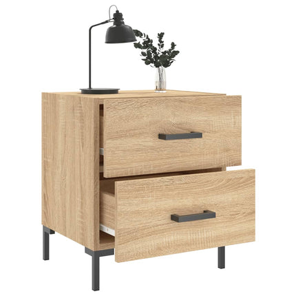 Sängbord sonoma-ek 40x35x47,5 cm konstruerat trä