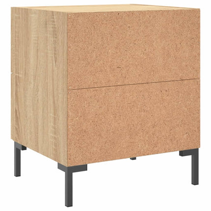 Sängbord sonoma-ek 40x35x47,5 cm konstruerat trä