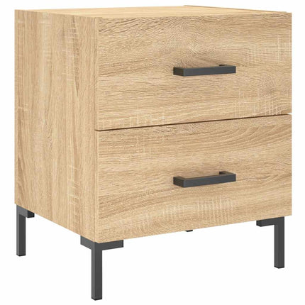Sängbord 2 st sonoma-ek 40x35x47,5 cm konstruerat trä
