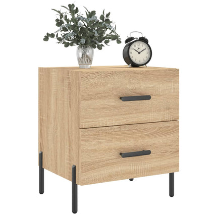 Sängbord sonoma-ek 40x35x47,5 cm konstruerat trä