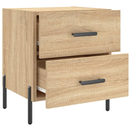 Sängbord sonoma-ek 40x35x47,5 cm konstruerat trä
