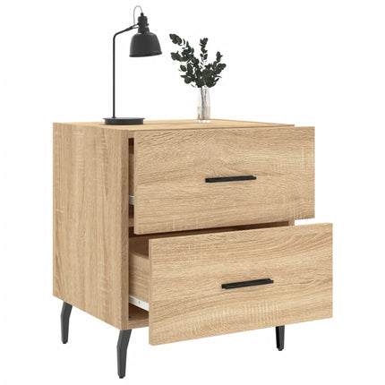 Sängbord sonoma-ek 40x35x47,5 cm konstruerat trä