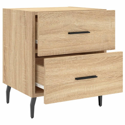 Sängbord sonoma-ek 40x35x47,5 cm konstruerat trä