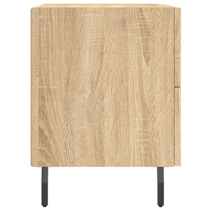 Sängbord sonoma-ek 40x35x47,5 cm konstruerat trä
