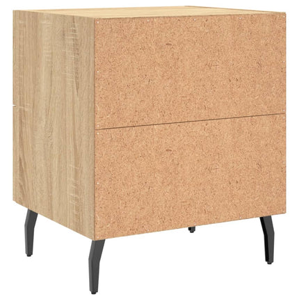 Sängbord sonoma-ek 40x35x47,5 cm konstruerat trä