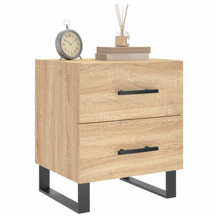 Sängbord sonoma-ek 40x35x47,5 cm konstruerat trä