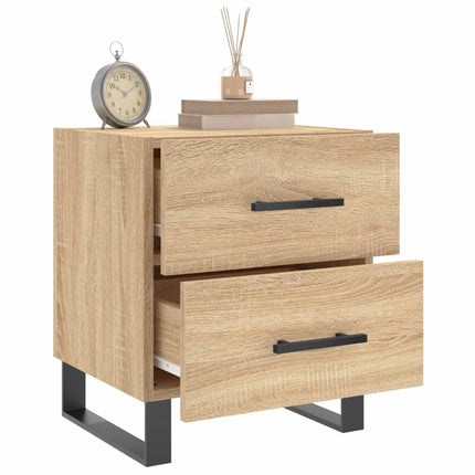 Sängbord sonoma-ek 40x35x47,5 cm konstruerat trä