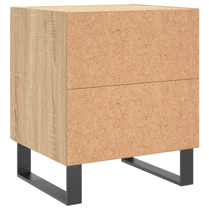 Sängbord sonoma-ek 40x35x47,5 cm konstruerat trä
