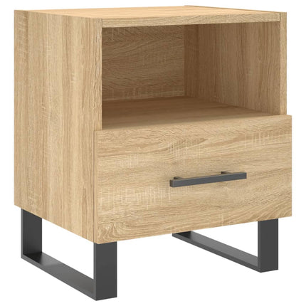 Sängbord sonoma-ek 40x35x47,5 cm konstruerat trä