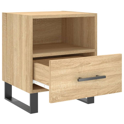 Sängbord sonoma-ek 40x35x47,5 cm konstruerat trä