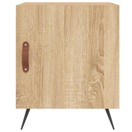 Sängbord sonoma-ek 40x40x50 cm konstruerat trä