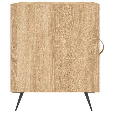 Sängbord sonoma-ek 40x40x50 cm konstruerat trä