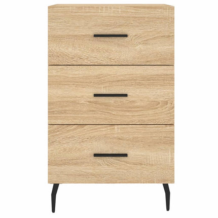 Sängbord sonoma-ek 40x40x66 cm konstruerat trä