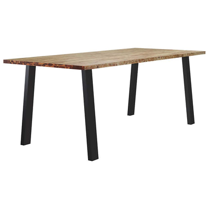 Matbord 200x90x75 cm massivt akaciaträ