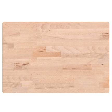 Bordsskiva 60x40x1,5 cm rektangulär massivt bokträ