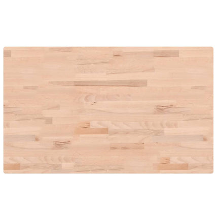 Bordsskiva 100x60x2,5 cm rektangulär massivt bokträ