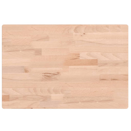 Bordsskiva 60x40x4 cm rektangulär massivt bokträ