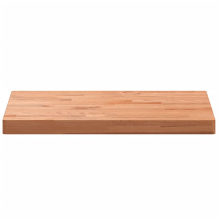Bordsskiva 80x40x4 cm rektangulär massivt bokträ