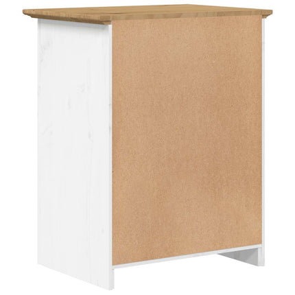 Sängbord BODO brun 53x38,5x67 cm massiv furu