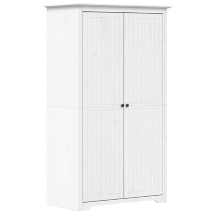Klädskåp BODO vit 99x53,5x173 cm massiv furu