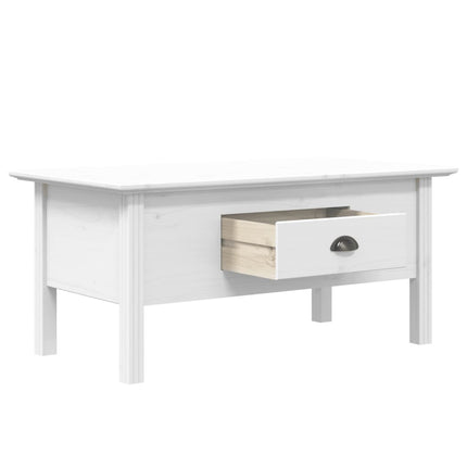 Soffbord BODO vit 100x55x46 cm massiv furu