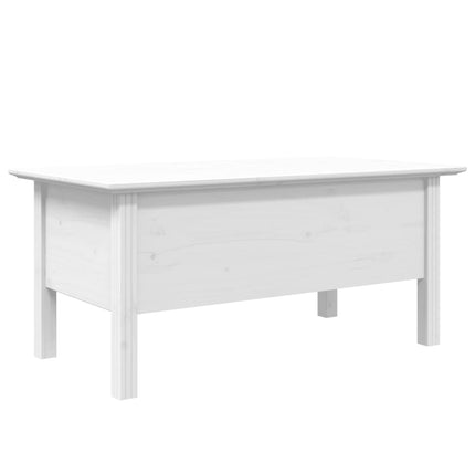 Soffbord BODO vit 100x55x46 cm massiv furu