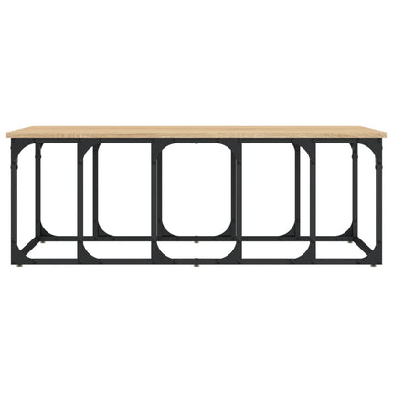Soffbord sonoma-ek 100x50x35,5 cm konstruerat trä