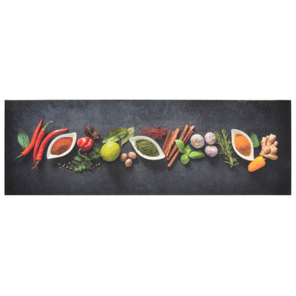 Köksmatta maskintvättbar kryddor 60x180 cm sammet