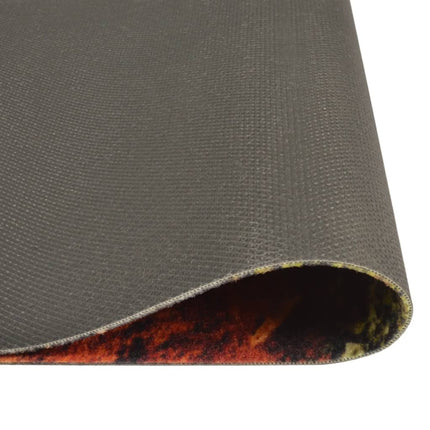 Köksmatta maskintvättbar sked & kryddor 45x150 cm sammet